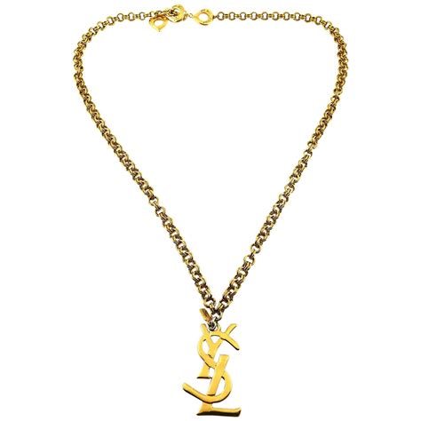 ysl roady chain|ysl chain necklace.